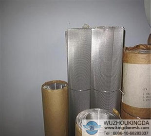 Woven stainless steel mesh