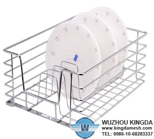 Steel basket for kitchen