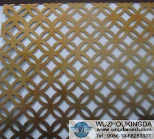 decorative perforated metal screen