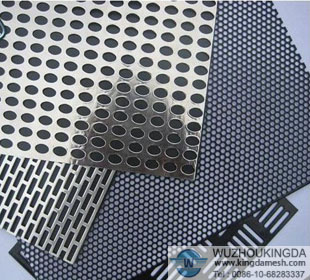 Stainless steel perforated sheet