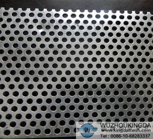 Perforated screen mesh