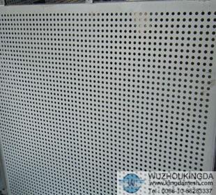 Perforated aluminum sheet