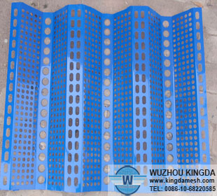 Anti-wind & dust perforated sheet mesh