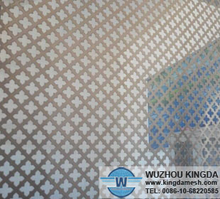 Decorative perforated metal sheets