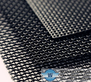 Security window screens steel mesh