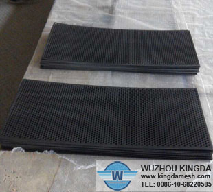 Stainless steel perforated panels