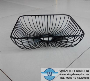 Black wire basket