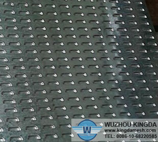 Aluminum slotted metal plate