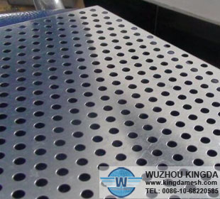 Perforated aluminum screen