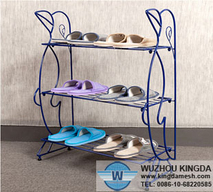 Metal shoe racks