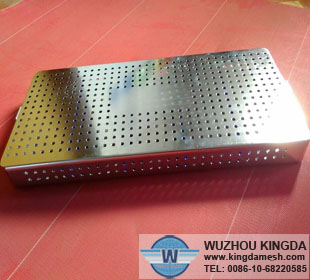 Stainless steel perforated basket