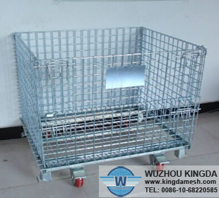 Large mesh rolling bin