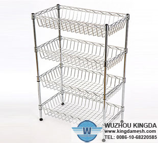 SY-RK518P, Punch-plate Rack, 5 Layers, Stainless Steel