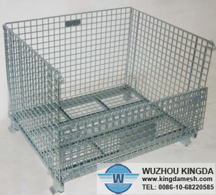 Stainless steel mesh container