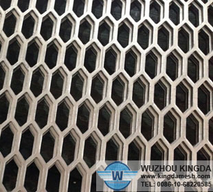 Hexagon perforated sheets