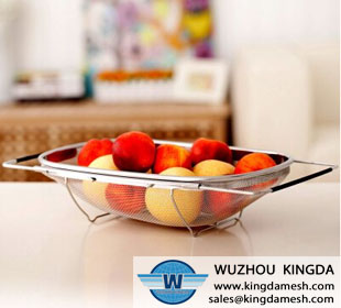 Wire mesh food tray