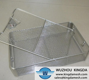 Stainless steel metal wire basket