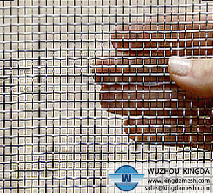 Plain woven stainless steel wire mesh