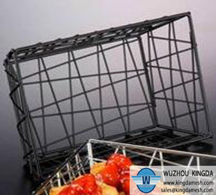 Metal food basket