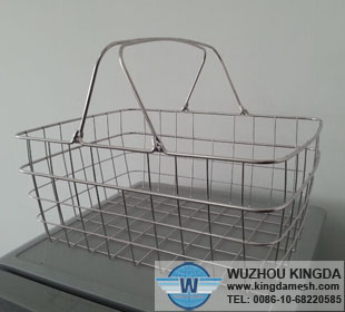 Stainless shopping baskets