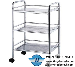 Metal Vegetable Racks with Wheels