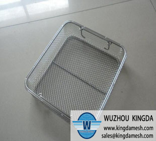 Stainless disinfection basket