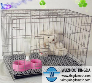 Steel wire pet cage