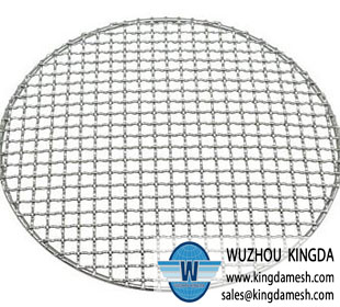 Barbecue round mesh