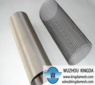 Woven wire mesh tube   