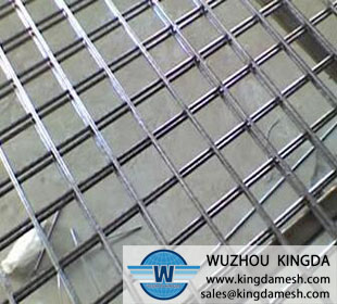 Reinforcing rebar welded wire mesh