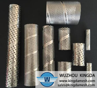 Stainless steel metal perforated tube