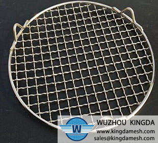 Steel round roasting net