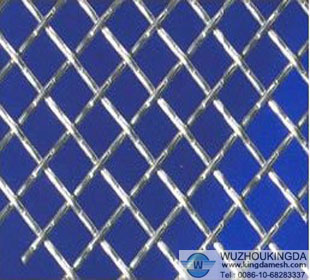 Electro galvanized crimped mesh