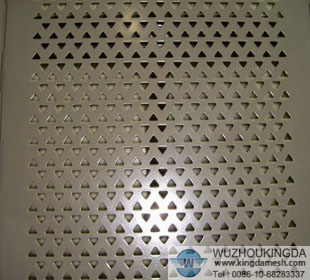 Architectural perforated metal panels