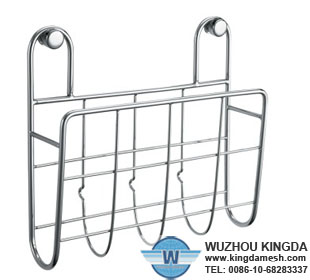 Metal magazine display rack