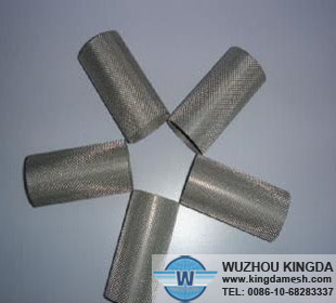 Metal sintered felt filter element