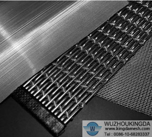 Woven steel mesh