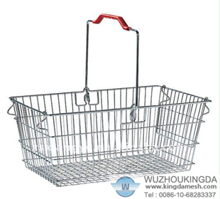 Chrome Wire Shopping Basket