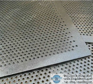 Perforated sheet metal