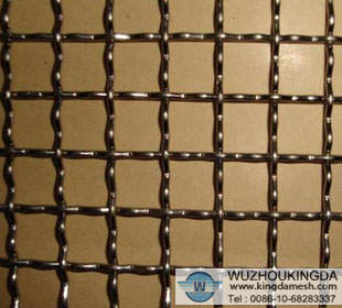 Inter crimped wire mesh