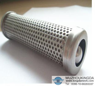 Perforated filter tube