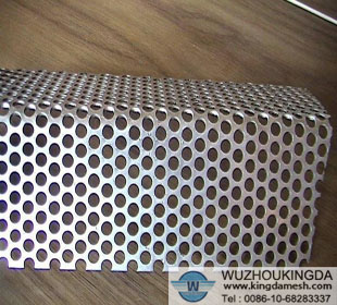 Galvanized punching hole mesh