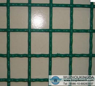 Galvanized crimped netting