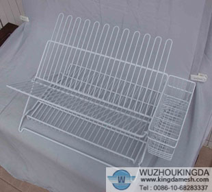 Folding dish rack