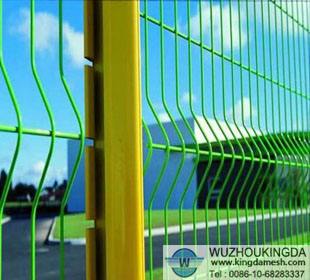 Welded wire mesh barriers