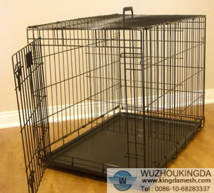 Wire mesh cat cage