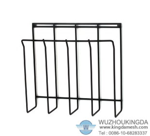 Wall mounted wire folder holder