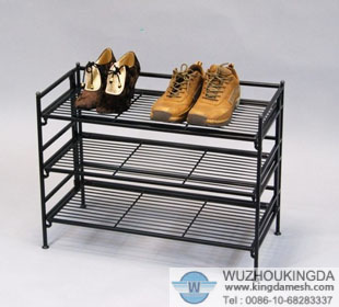 Metal shoe rack