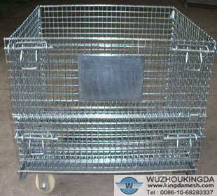 Industrial metal wire baskets