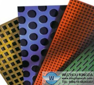 Perforated PVC sheet